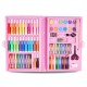 90Pcs Painting Art Set Kids Painting Tool Drawing Graffiti Toys Watercolor Pens Oil Pastel Children Gifts