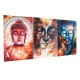 Abstract Colorful Joss Statue Canvas Print Paintings Art Painting Posters Prints Wall Art Framed for Living Room Home Decor