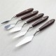 BN9301 5Pcs Stainless Steel Artist Painting Knife Oil Painting Art Craft Drawing Metal Set for Thick Paint Application