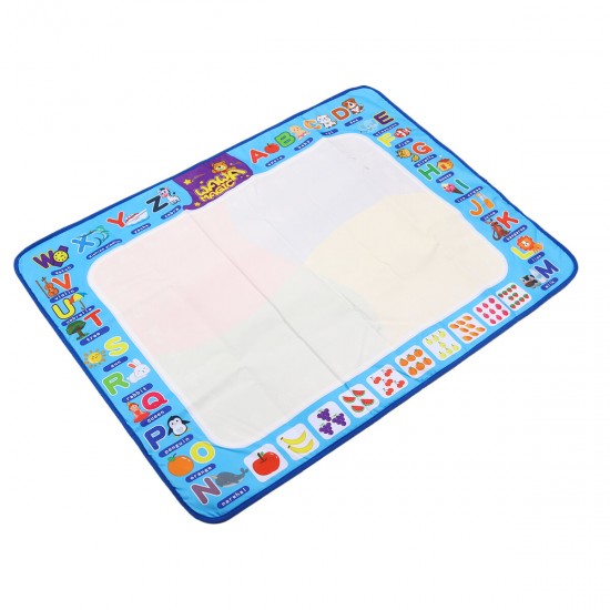 Children Water Drawing Mat Magic Doodle Painting Cloth Reusable Water Doodle Coloring Aqua Writing Mat Portable Developmental Toy Kids Gift