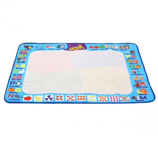 Children Water Drawing Mat Magic Doodle Painting Cloth Reusable Water Doodle Coloring Aqua Writing Mat Portable Developmental Toy Kids Gift