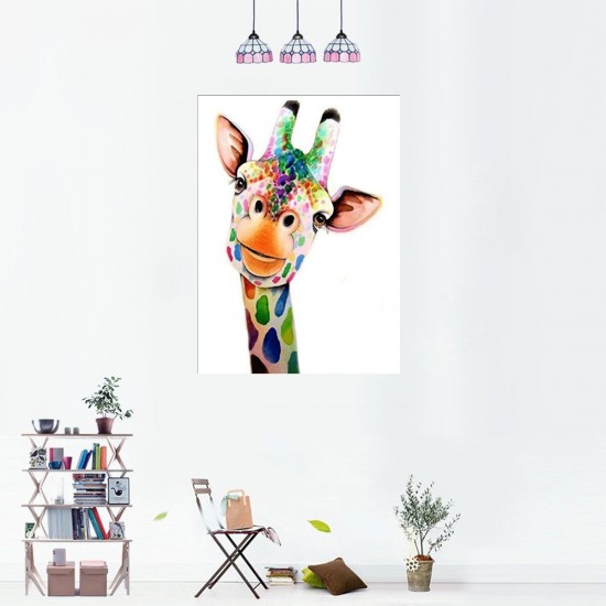 DIY 5D Diamond Painting Animal Giraffe Diamond Embroidery Cross Stitch Full Round Drill Christmas Gift Home Decoration