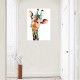 DIY 5D Diamond Painting Animal Giraffe Diamond Embroidery Cross Stitch Full Round Drill Christmas Gift Home Decoration