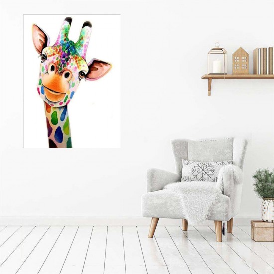 DIY 5D Diamond Painting Animal Giraffe Diamond Embroidery Cross Stitch Full Round Drill Christmas Gift Home Decoration