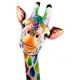 DIY 5D Diamond Painting Animal Giraffe Diamond Embroidery Cross Stitch Full Round Drill Christmas Gift Home Decoration