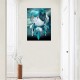 DIY Diamond Painting Animal Wolf Painting Hanging Pictures Handmade Wall Decorations Gifts Drawing for Kids Adult