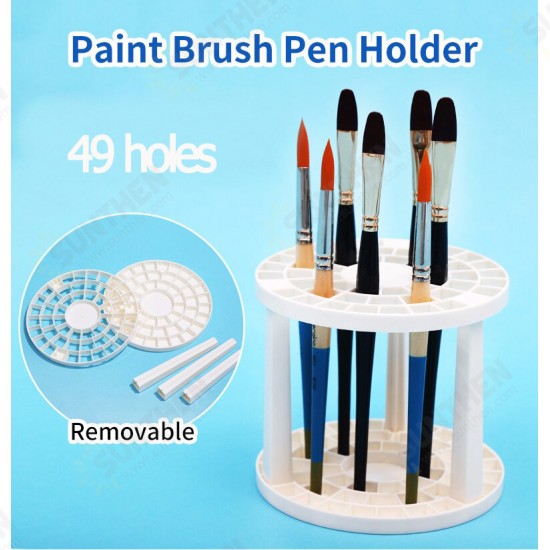 Delicate Painting Tool Pen Holder 49 Hole Rack Pen Office Supplies Art Pen