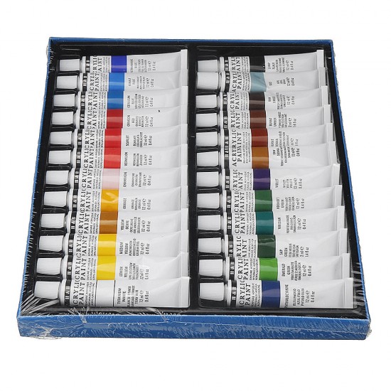 HB-AP24 Professional 24-Color Propylene Pigment Hand-Painted Set Wall Painting DIY Watercolor Paint Set