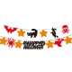 Halloween Party Decoration Letter Flag Floral Spiral Pendant Children's Party Kindergarten Decoration Supplies