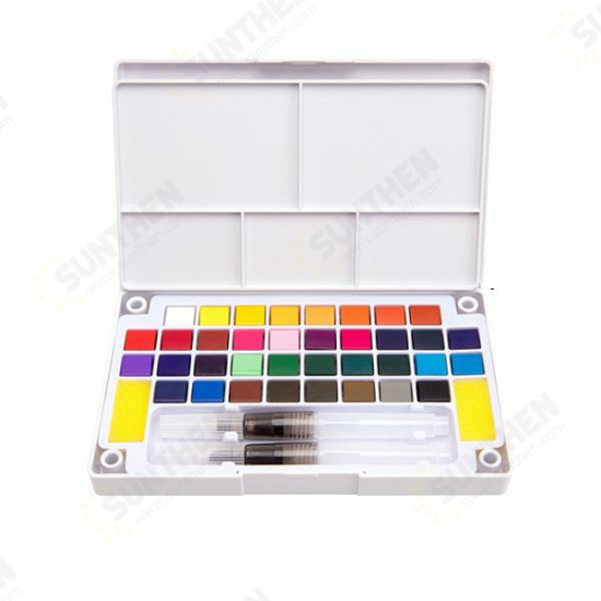 Portable Solid Watercolor Paint Set For Children's Sketch In Kindergarten