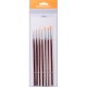 Transon 700 Painting Brush 7pcs Set Watercolor Gouache Line Drawing Pen Nylon Nib 7 Specs Brush Set For Student Beginner