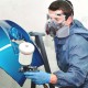 Respirator Mask with Protective Goggles for Paint Spray Dust Chemicals Protection Odour Control for Spray Restoration Paint and Grinding Work