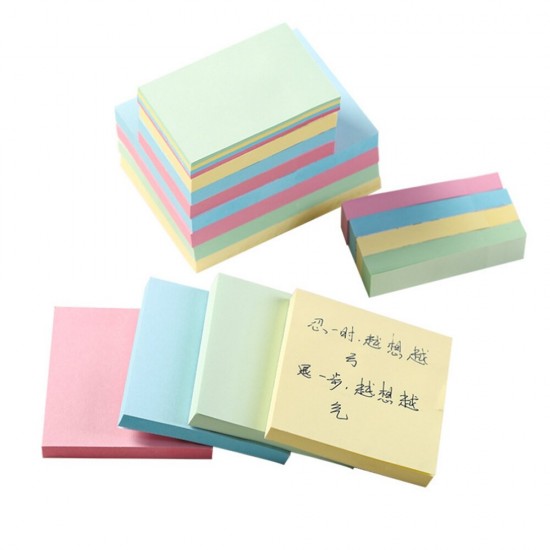 20 Pack 3x3 Sticky Notes Bright Stickies Colorful Super Sticking Power Memo Pads 100Pcs for Office School Stationery Supplies