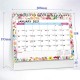 2021 Desktop Calendar Flower Colorful Daily Schedule Planner Double Coil Calendar Desktop Decorations 18 Sheets