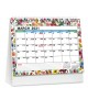 2021 Desktop Calendar Flower Colorful Daily Schedule Planner Double Coil Calendar Desktop Decorations 18 Sheets