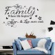 DIY Wall Stickers English Proverb Wallpaper Wall Decal Home Living Room Office Wall Decor