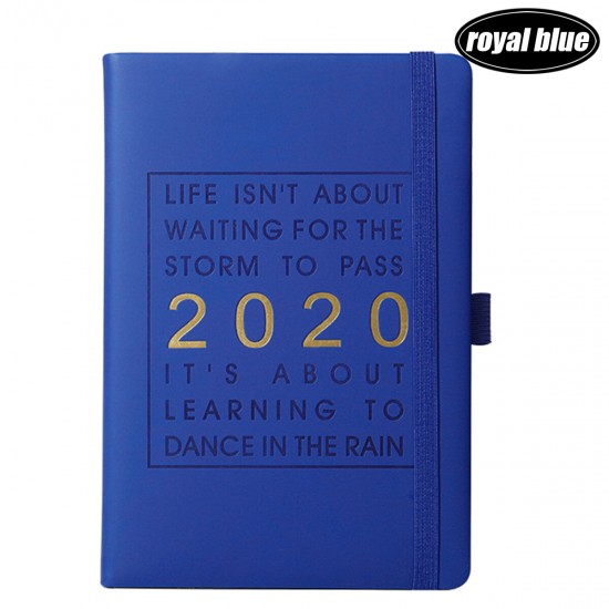 January-December 2020 Schedule Calendar Notebook Calendar Timeline Paper Notepad Office Stationery Supplies