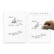 Erasable Notebook A7 Smart Paper APP Cloud Backup Portable Diary Office School Black +White Cover 2PCS