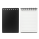 Erasable Notebook A7 Smart Paper APP Cloud Backup Portable Diary Office School Black +White Cover 2PCS