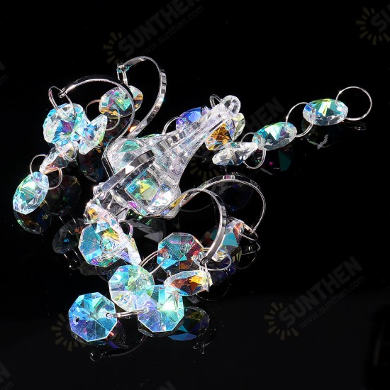 Crystal Lighting Ball Pendant Beads Chandelier Hanging Drop Prisms Suncatcher for Home Decoration