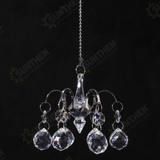 Crystal Lighting Ball Pendant Beads Chandelier Hanging Drop Prisms Suncatcher for Home Decoration