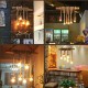 E27 1M Single Head Industrial Pendant Retro Vintage Edison Rope Ceiling Lamp Holder