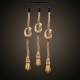 E27 Three Heads Industrial Pendant Lamp Holder Retro Vintage Edison Hemp Rope Ceiling Light AC110-220V