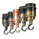 E27/E26 Light Lamp Holder Edison Hanging Hook Copper Metal Socket Antique Vintage AC110-220V