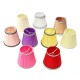 Fabric Chandelier Lampshade Holder Clip on Sconce Bedroom Beside Bed Lamp Hanging Light