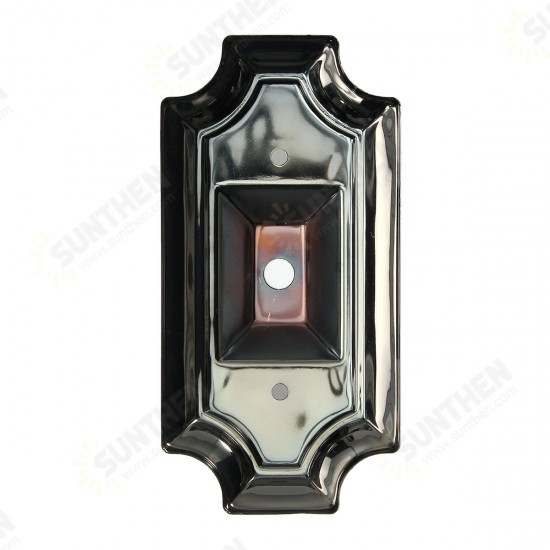 Retro Vintage Rectangle Style Sconce Wall Lamp Light Base Part Replacement Mount Fixture