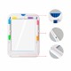 3D Drawing Board LED Writing Tablet Board For Plastic Creative Art With Pen Brush Children Clipboard Gift Set - Red