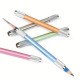 Adjustable Double Heads Colors Metal School Office Art Write Tool Sketch Pencil Extender Holder