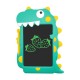 LCD Writing Tablet Monochrome Green Handwriting Eye Protection for Kids Birthday Gift Environmentally Friendly Doodle Board New Dinosaur Drawing Pad for Girl Boys