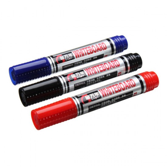 3.5mm Marker Pen for White Board Add Ink Recycle Black Red Blue