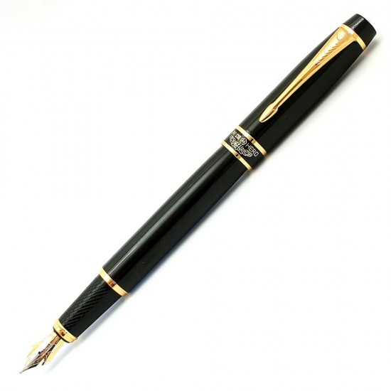 Hero 7032 Fountain Pen 0.5mm Nib Gold Metal Office School Signing Pen Writing Supplies