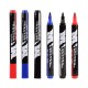 MG2130/Y22O4 1 Piece Dual Head Marker Pen Black/Blue/Red Extra Fine Point Oil Ink Liner Twin Mark Pens Office School Supplies