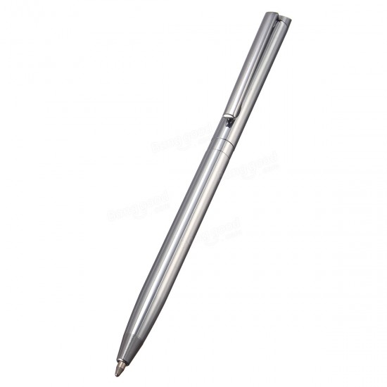 Pen Rotating Metal Ballpoint Stainless Steel Ball Pen Steel Pen Commercial Stationery School Office Supplies