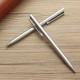 Pen Rotating Metal Ballpoint Stainless Steel Ball Pen Steel Pen Commercial Stationery School Office Supplies