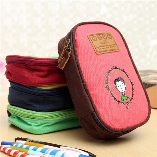 Pencil Bags Pen Case Storage Tool Stationery School Student Cosmetics Pouch