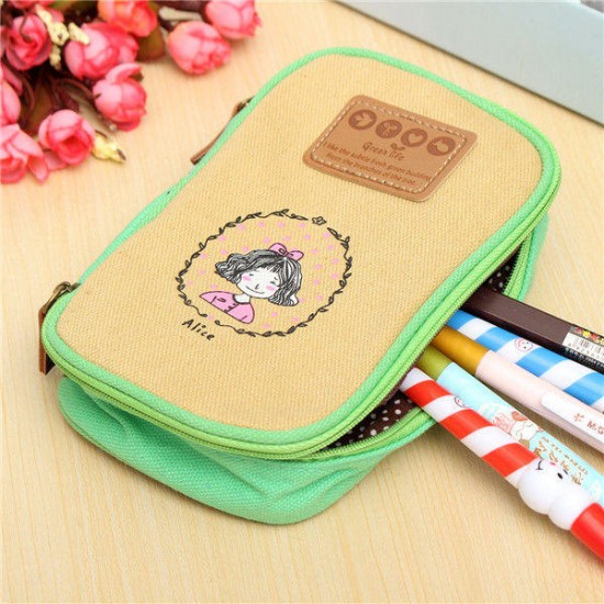 Pencil Bags Pen Case Storage Tool Stationery School Student Cosmetics Pouch