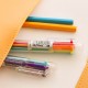 SM-6 Korean Creative Cute Cartoon Multicolor 6-in-1 Colors Press Ballpoint Pen Writing Ink Pen Office School Stationery Supplies