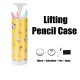 Transparent lifting Pencil Case Press Multifunction Pen Box With Mirror Calculator Whiteboard Pen Wiper For School Art Supplies