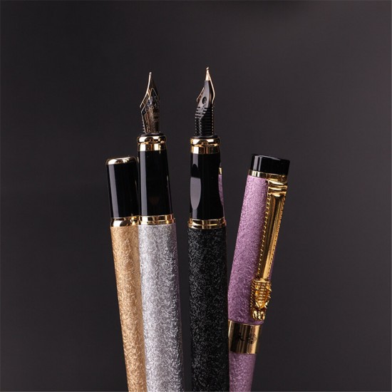 1116 Metal Fountain Pen 0.5MM Dragon Head Pen Business Office Signature Pen Student Calligraphy Pen