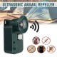 5000sqft 9V DC Ultra sonic Cordless Pest Animal Repeller Outdoor Safely Repel Various Animal