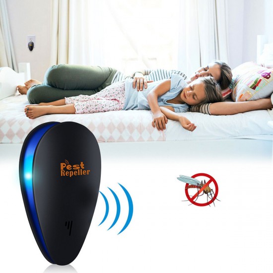 4Pcs Ultrasonic Insect Repellent Electronic Mosquito Mice Fly Contro Outdoor Camping Garden