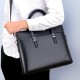 14 inch Business Casual Men PU Leather Macbook Tablet PC Laptop Storage Crossbody Shoulder Bag Handbag Briefcases