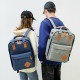 3PCS Men Women School Backpack Shoulder Bag Student Laptop Handbag Travel Tote