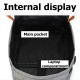 3PCS Men Women School Backpack Shoulder Bag Student Laptop Handbag Travel Tote