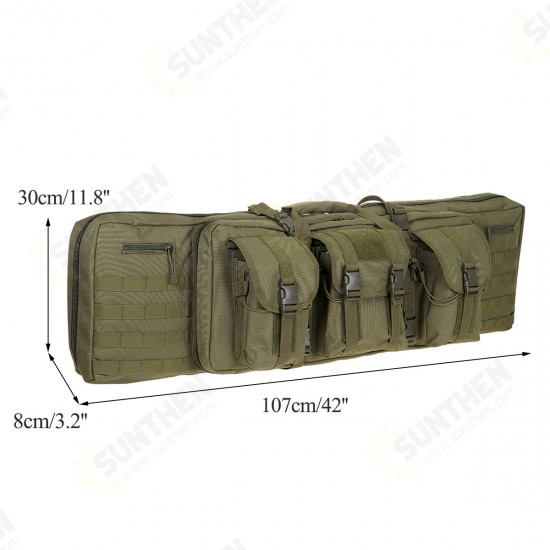 42 inch Multifunctional 600D Oxford Cloth Outdoor Tactical Storage Bag Double Padded Backpack