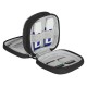 Double Layers Portable Anti-shock Earphone Accessory Storage Bag U Flash Disk Collection Box